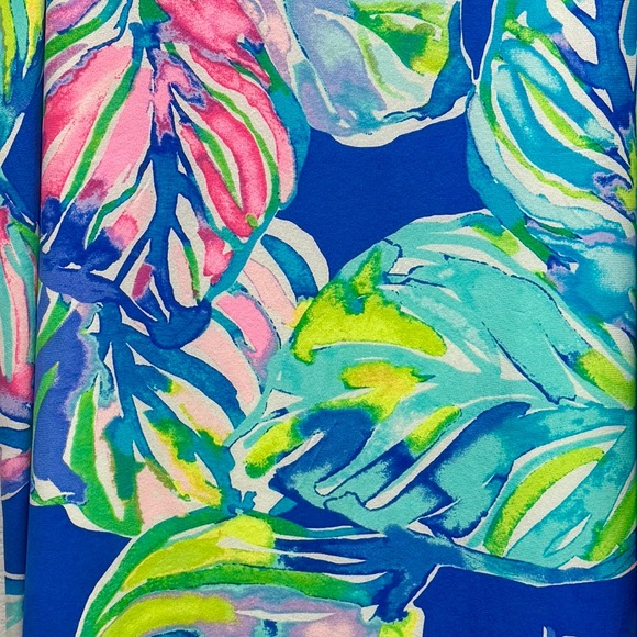 Lilly Pulitzer JACKIE 100% Silk Shift Dress CASA DEL SOL | Small - Picture 5 of 11